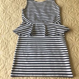 A cute striped mini dress!